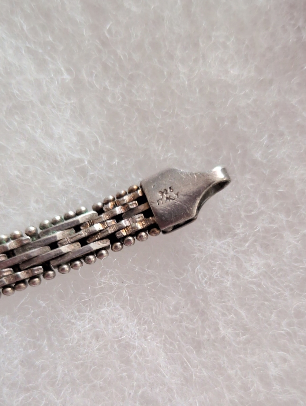 Vintage Sterling Silver .925 Italy Bracelet - Picture 5 of 6